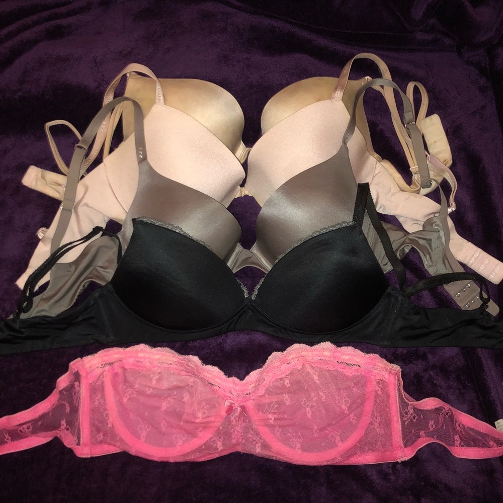 5 bra’s 34C (3 Victoria Secret 34D)
